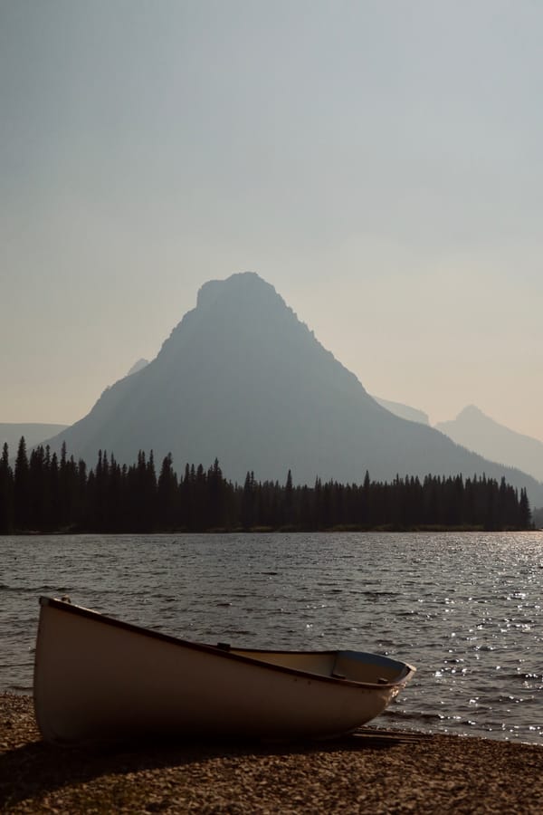 Glacier National, Oar Boat