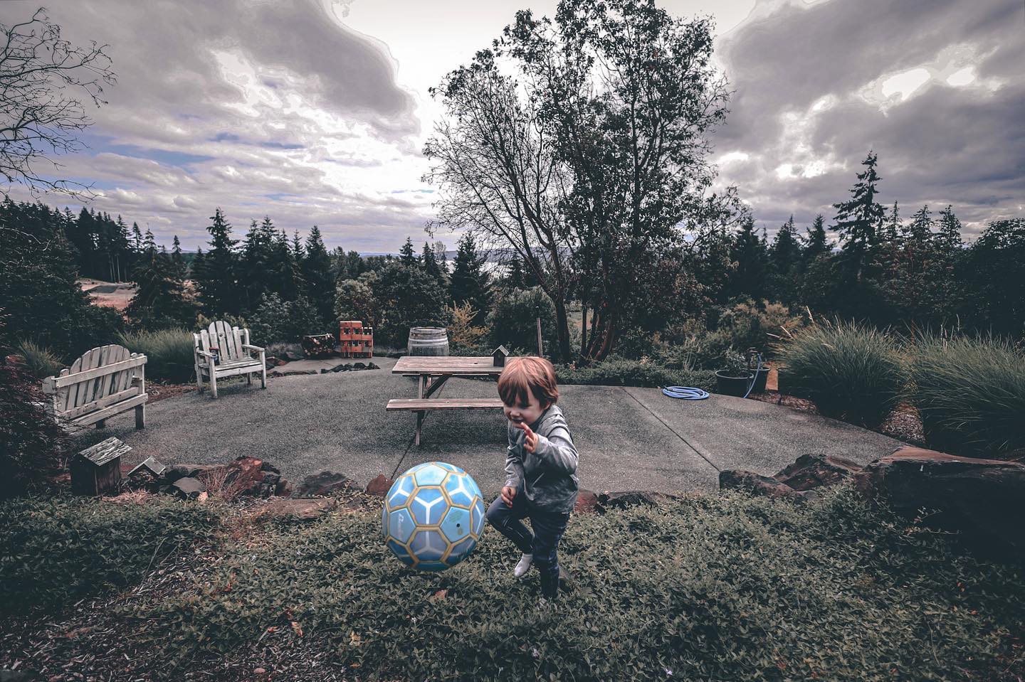 Might have a future Portland Timbers player on our hands…