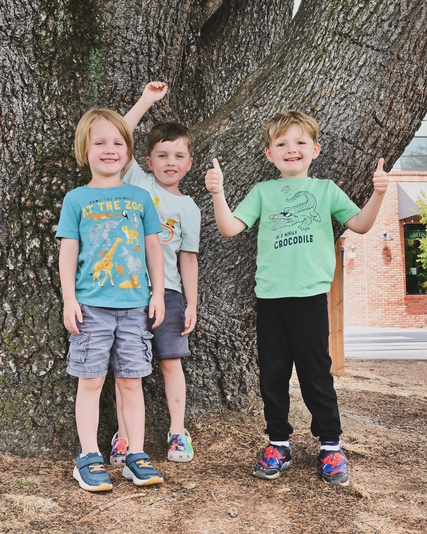 Five and a half years ago, these three were all born in the same hospital just days apart. This morning I dropped Pax off at kinder kickstart at his elementary school. Feeling all the feelings today. Good luck to all the parents with newly school-age kids graduating to this next season of life.