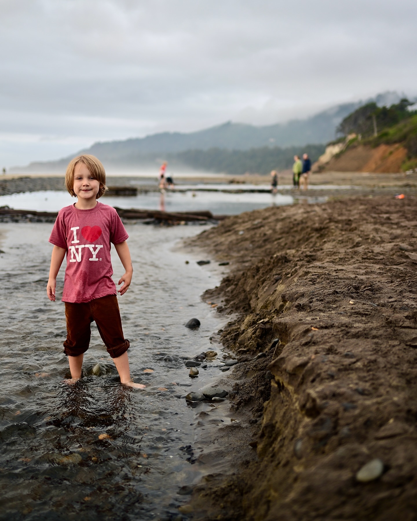 Pax and I went camping at the coast for a couple nights. The weather wasn’t as good as I had hoped, but that didn’t stop us from having some fun.