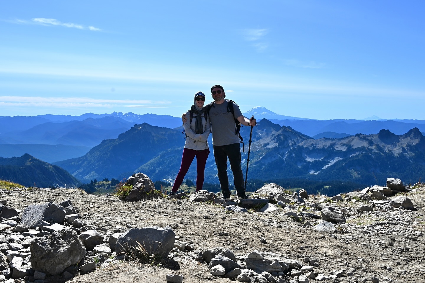 We had an awesome time hiking Mt. Rainier.