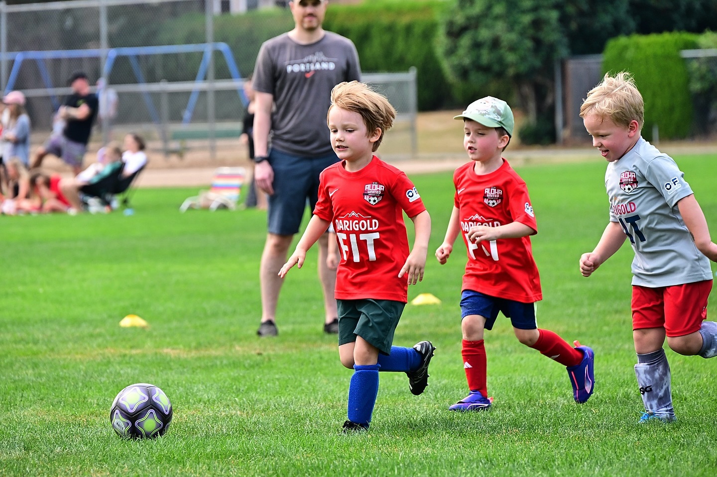 Proud of this kiddo and his coach.