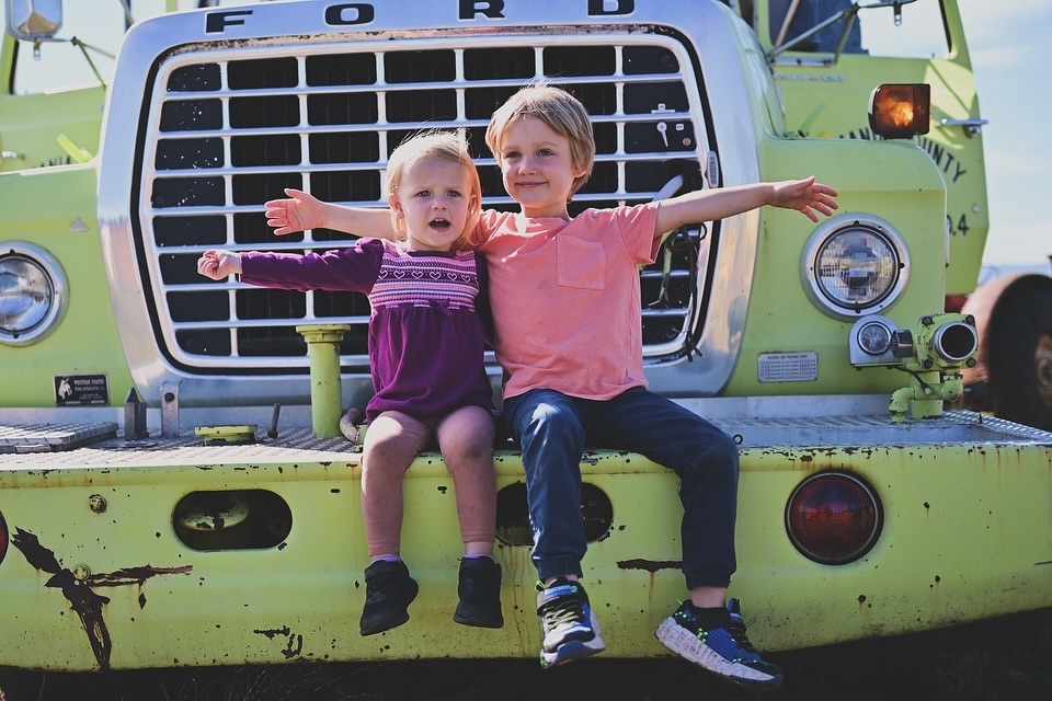 Our two big little personalities.