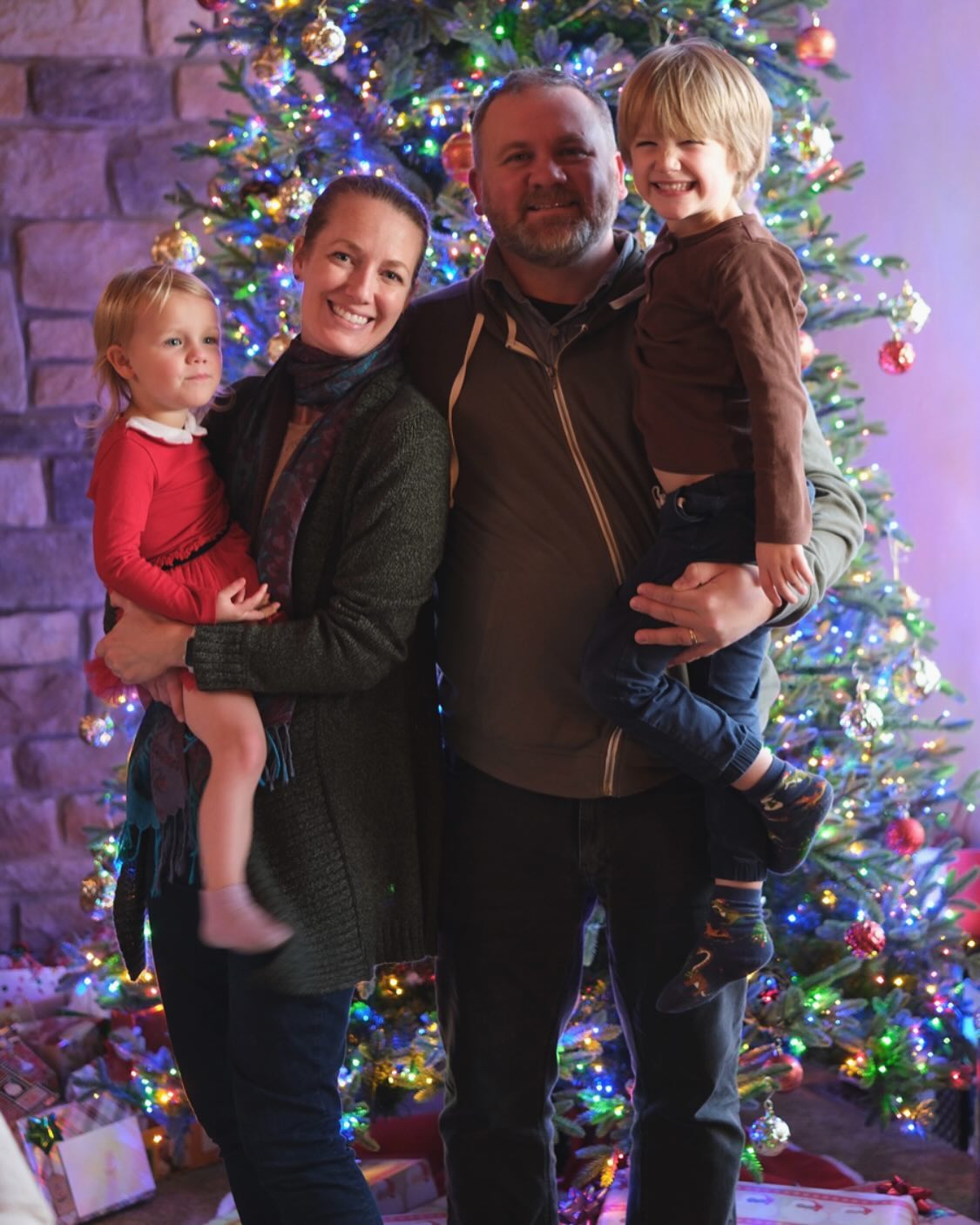 Dinner at Grandma and Grandpa Kofstad’s.
